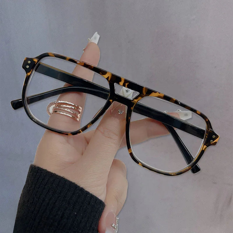 Lot 2 lunettes de lecture  – Style oversize, anti-lumière bleue