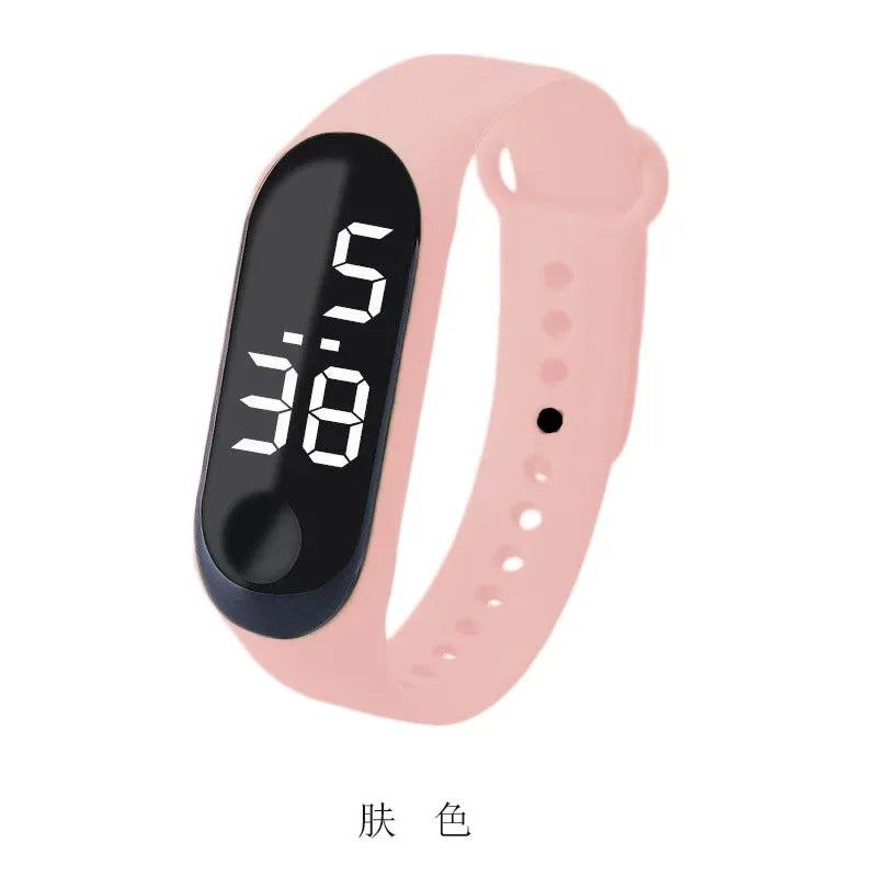 Montre digitale LED femme – Bracelet silicone sport & casual – Plusieurs coloris